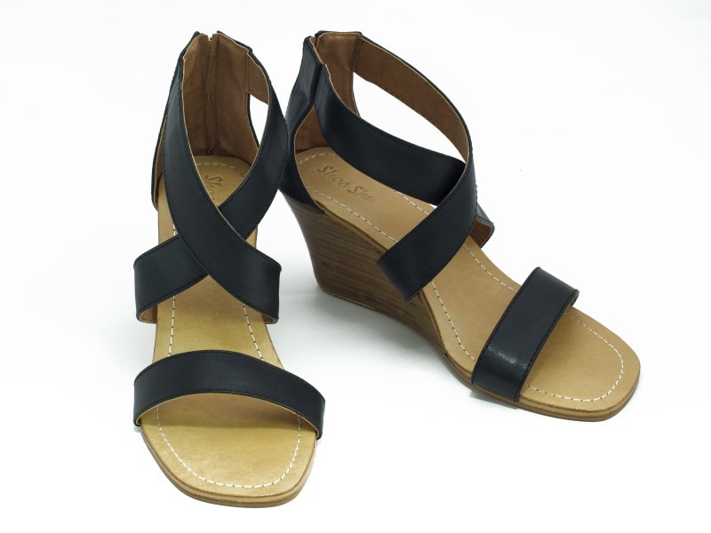 new womens cross 7cm wedge footwear shoes ebay new womens cross 7cm wedge footwear shoes ebay