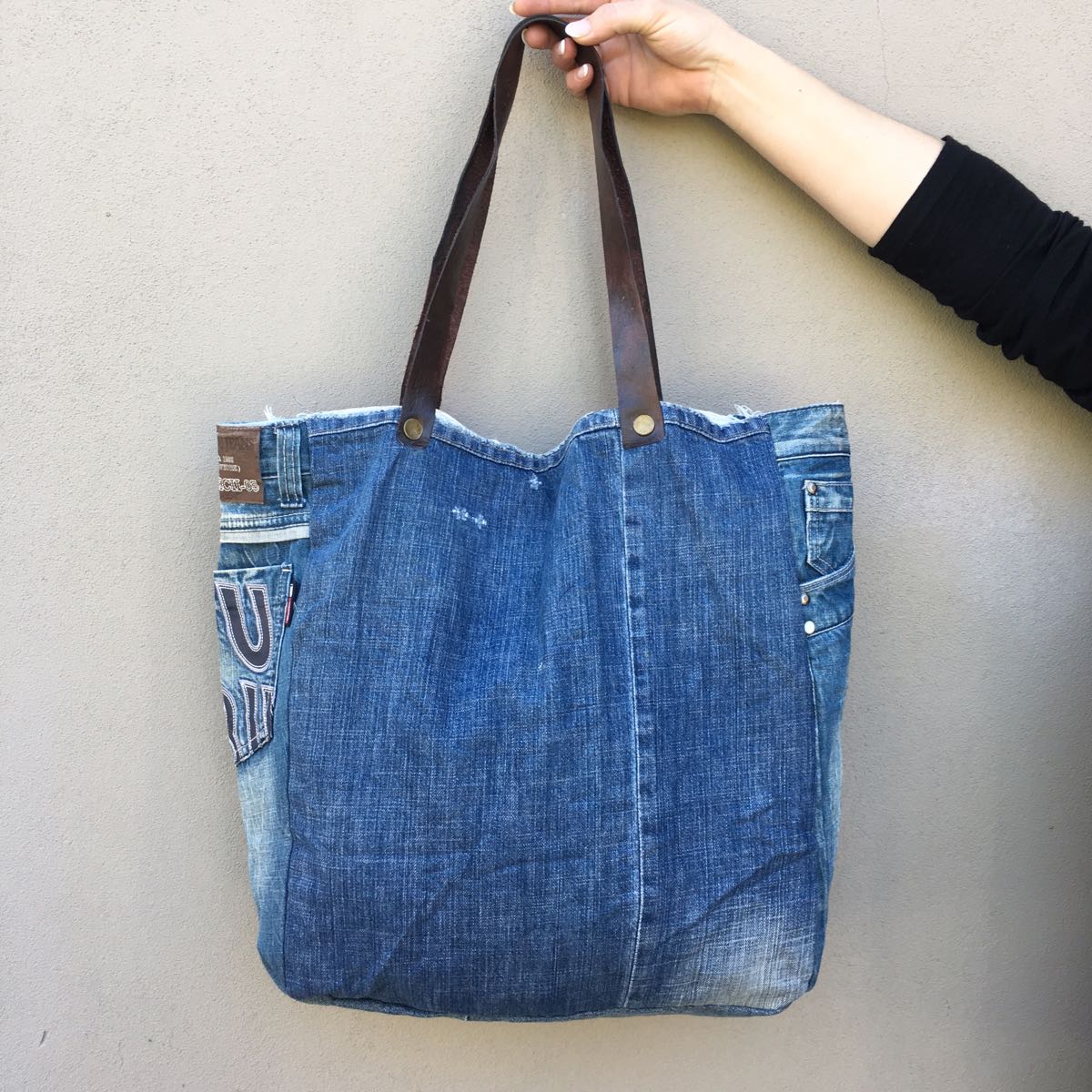 DREAMCATCHER VINTAGE DENIM TOTE BAG – Shoe Shu