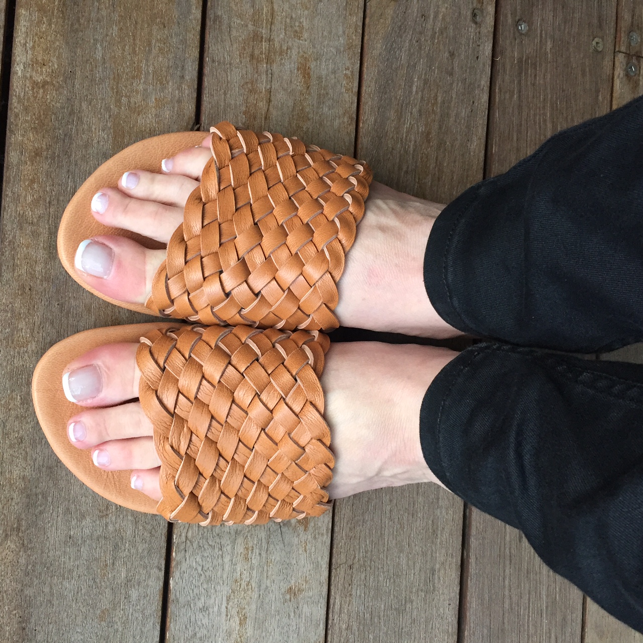 silver iridescent toms