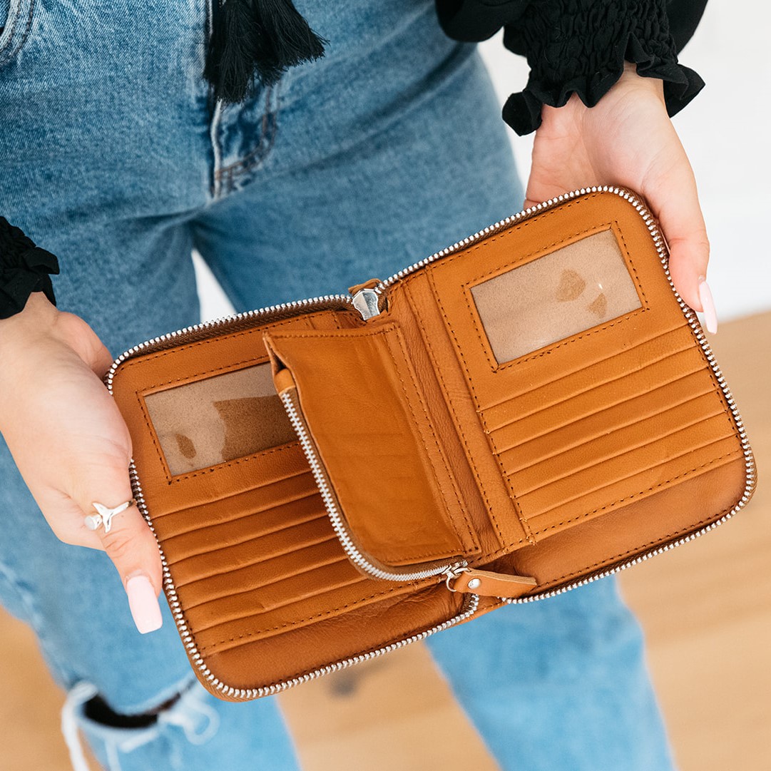 Back In Brooklyn - Zip-Around Wallet for Women