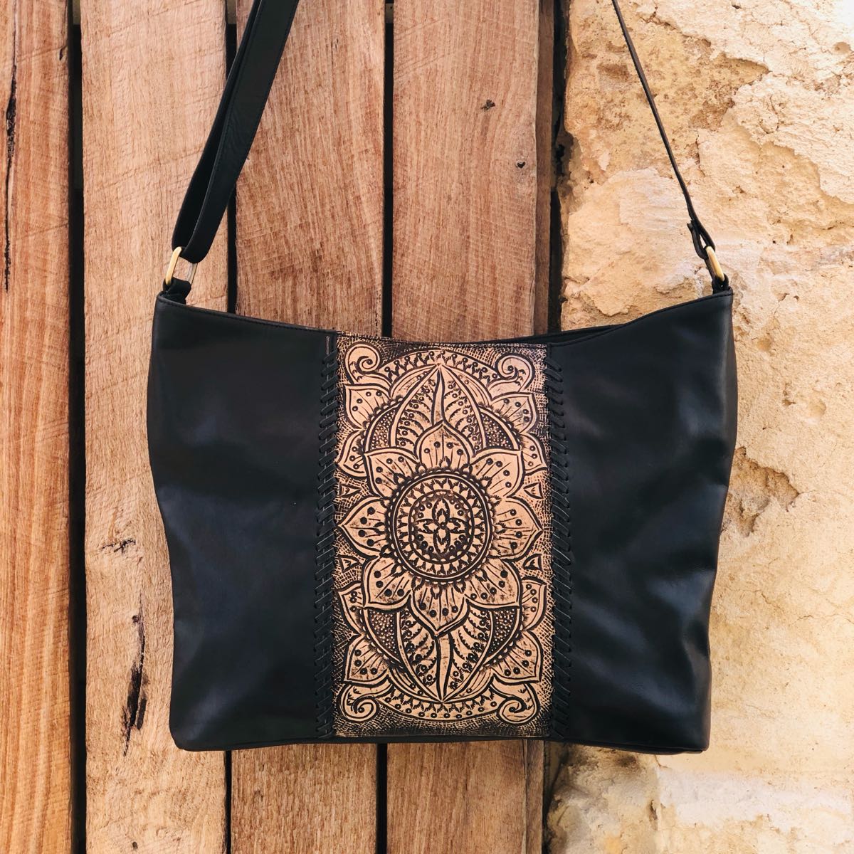 boho leather bags