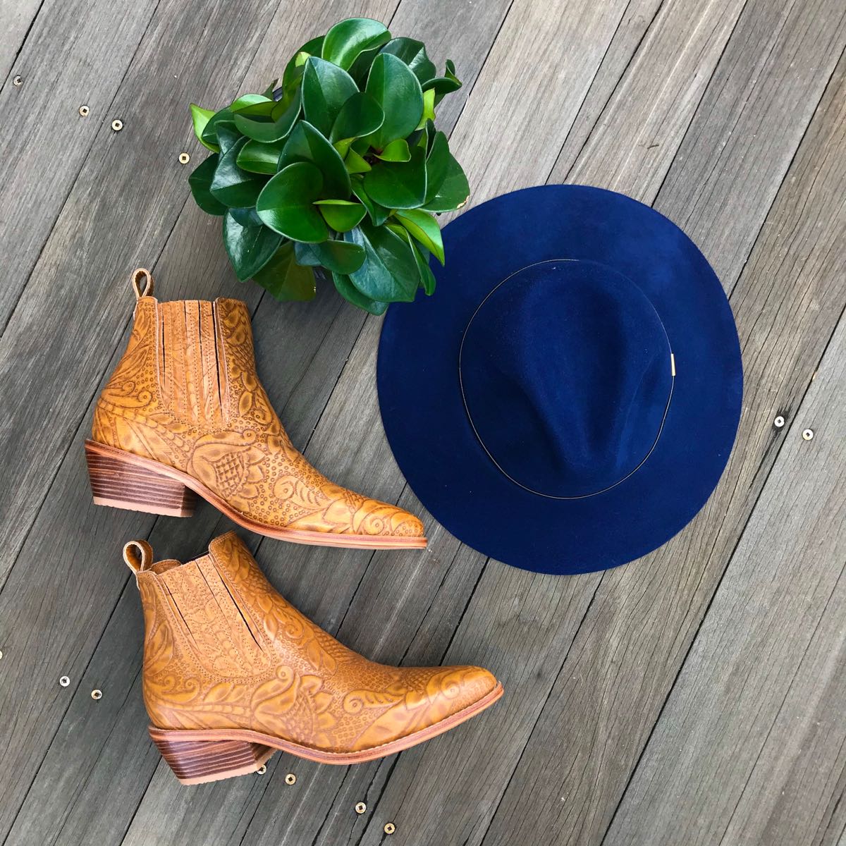 tan boho boots